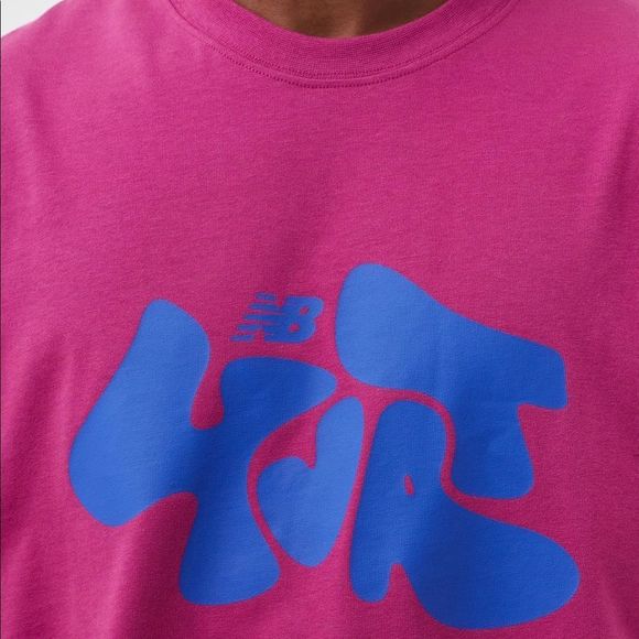 NEW BALANCE x SALEHE BEMBURY Logo Mania T-shirt Size L NWT - Picture 6 of 9